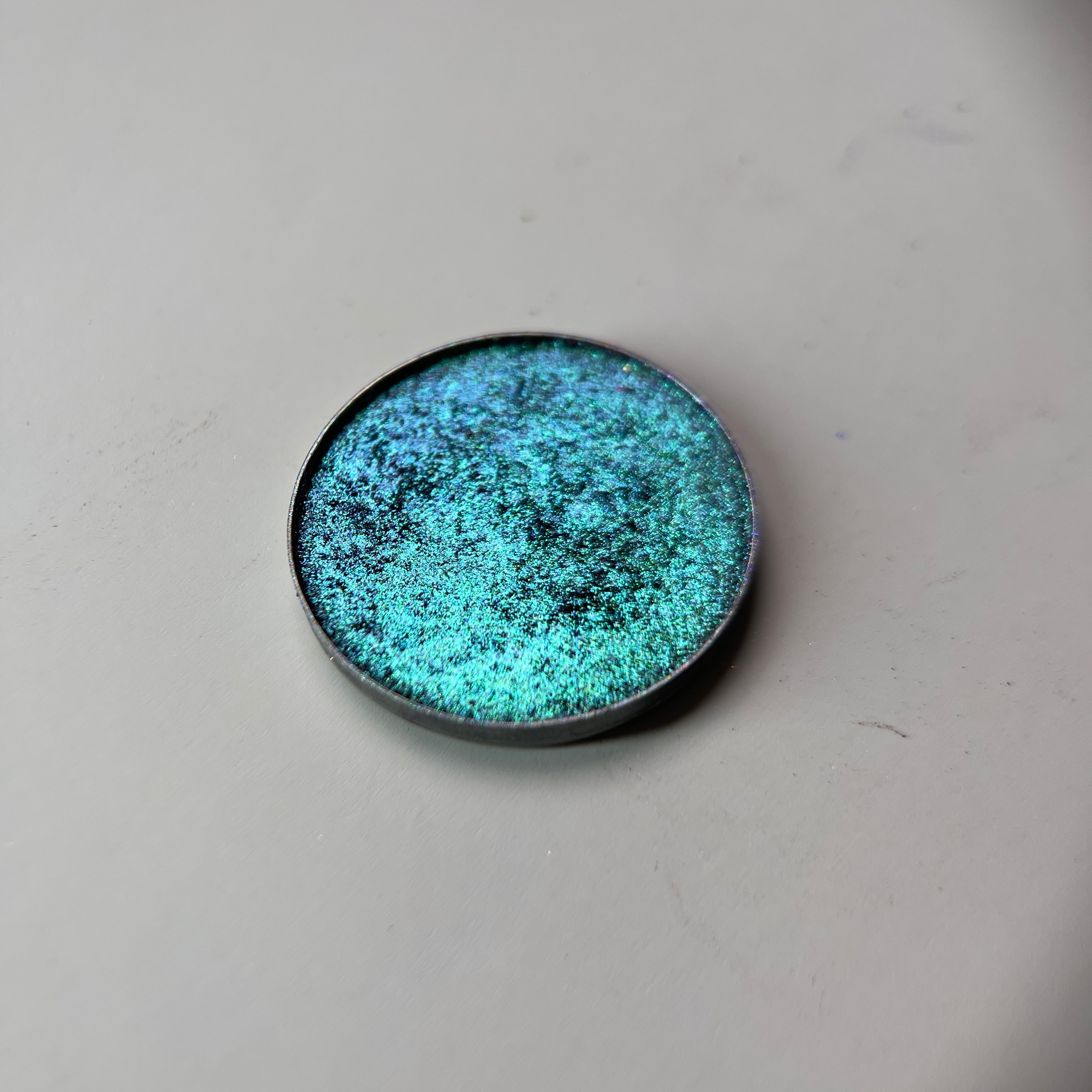 Ocean Shift – Blue & Teal Multichrome Single Eyeshadow Collection | Foiled High-Pigment