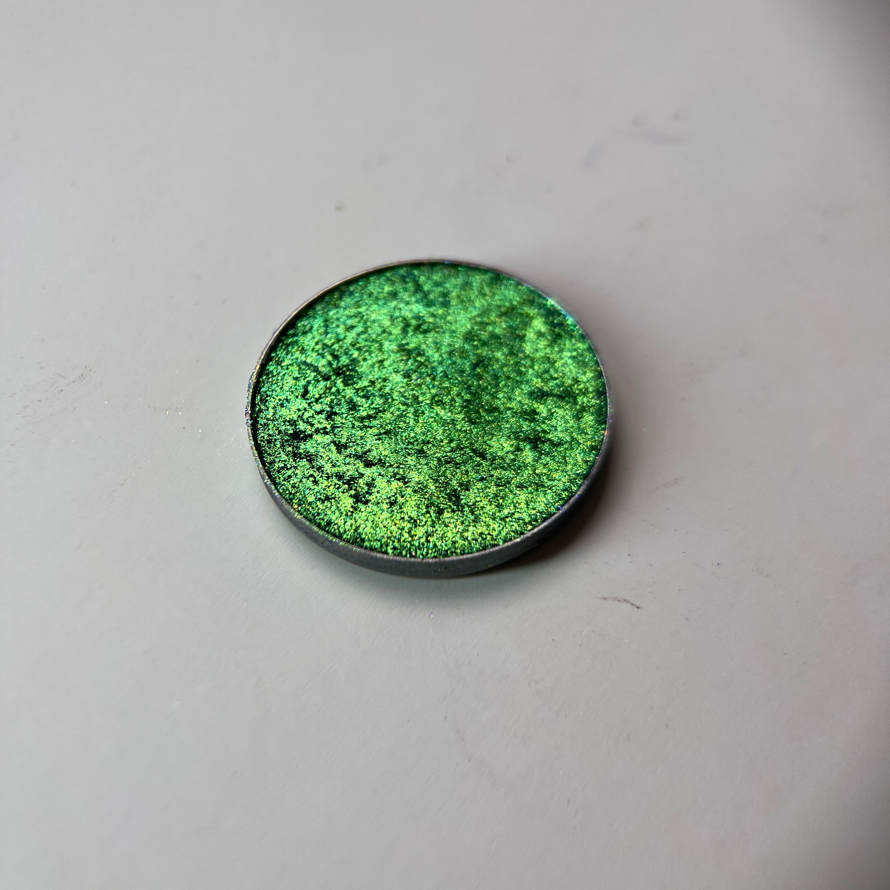 Lime Aurora - Lime Green Foil Metallic Single Eyeshadow | Foiled High-Pigment