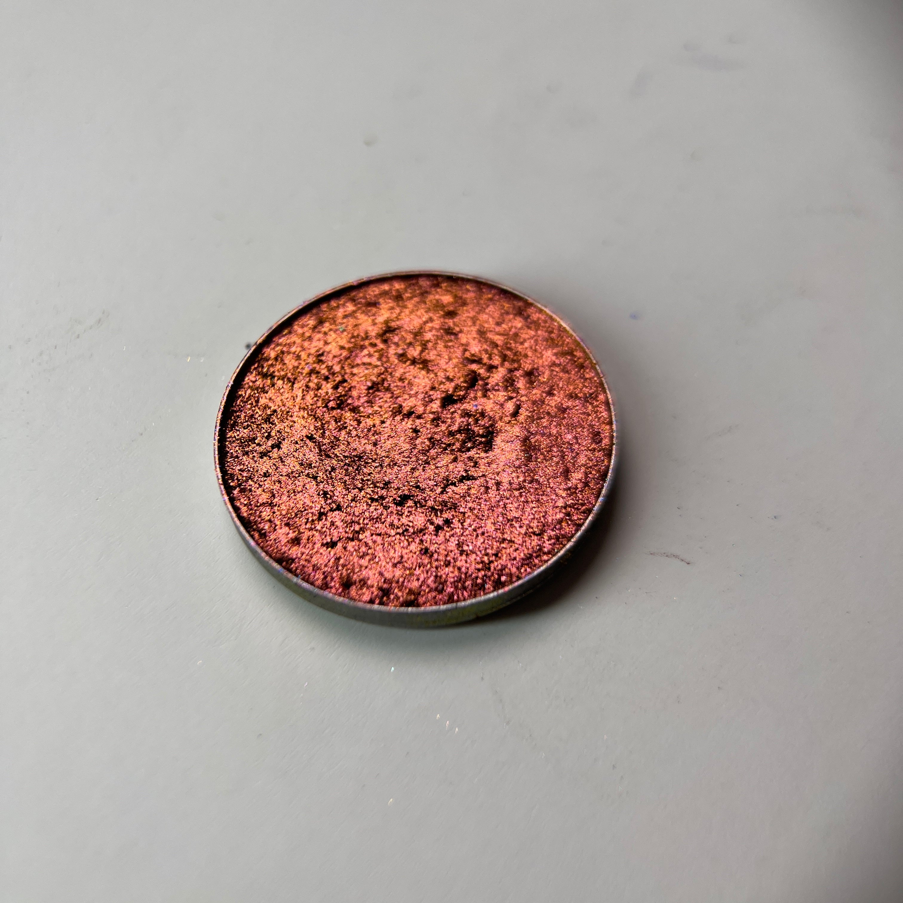 Coral Flare - Warm Coral Copper Metallic Single Eyeshadow | Foiled High-Pigment
