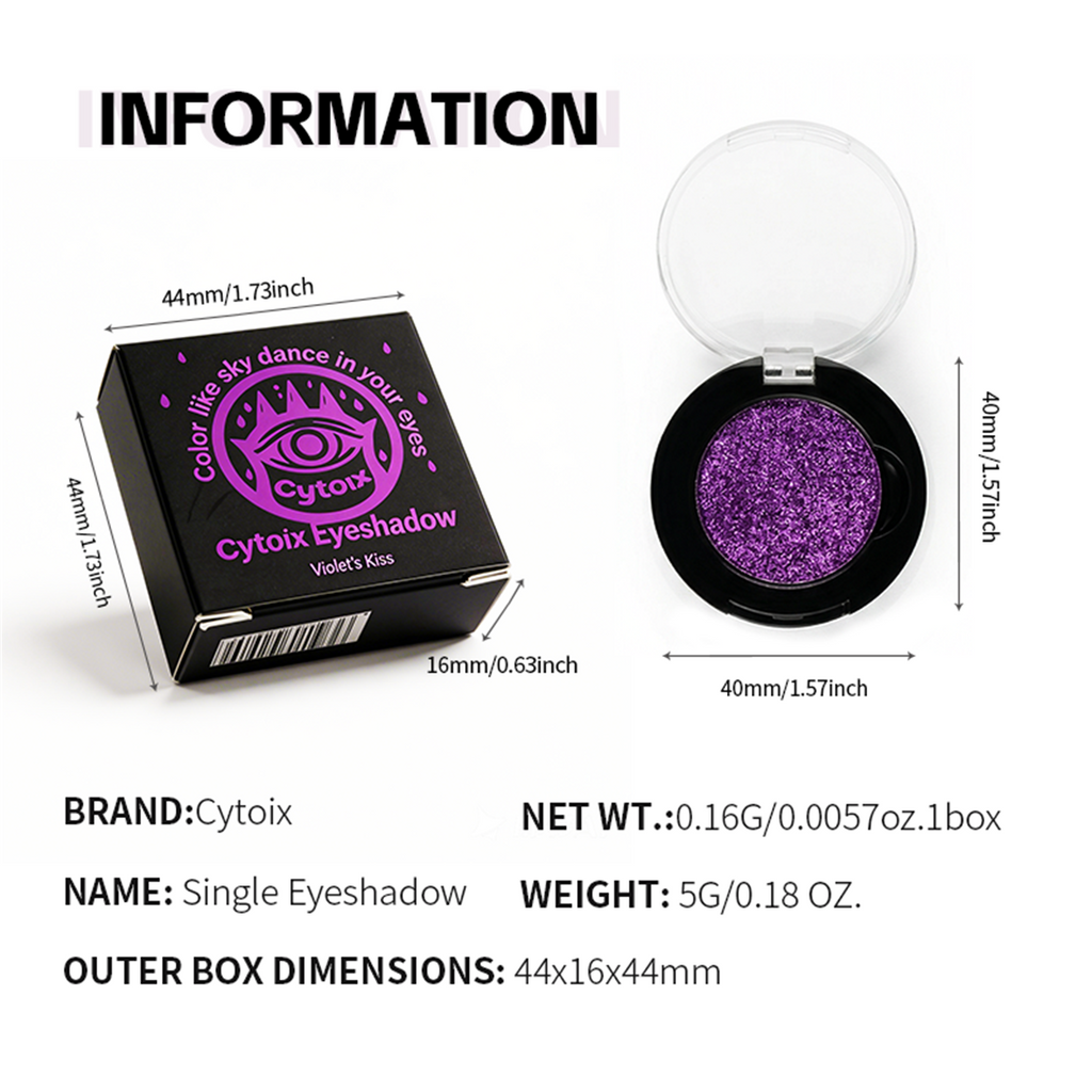 Violet's kiss Chameleon Eyeshadow - Magenta Purple Duochrome Glitter