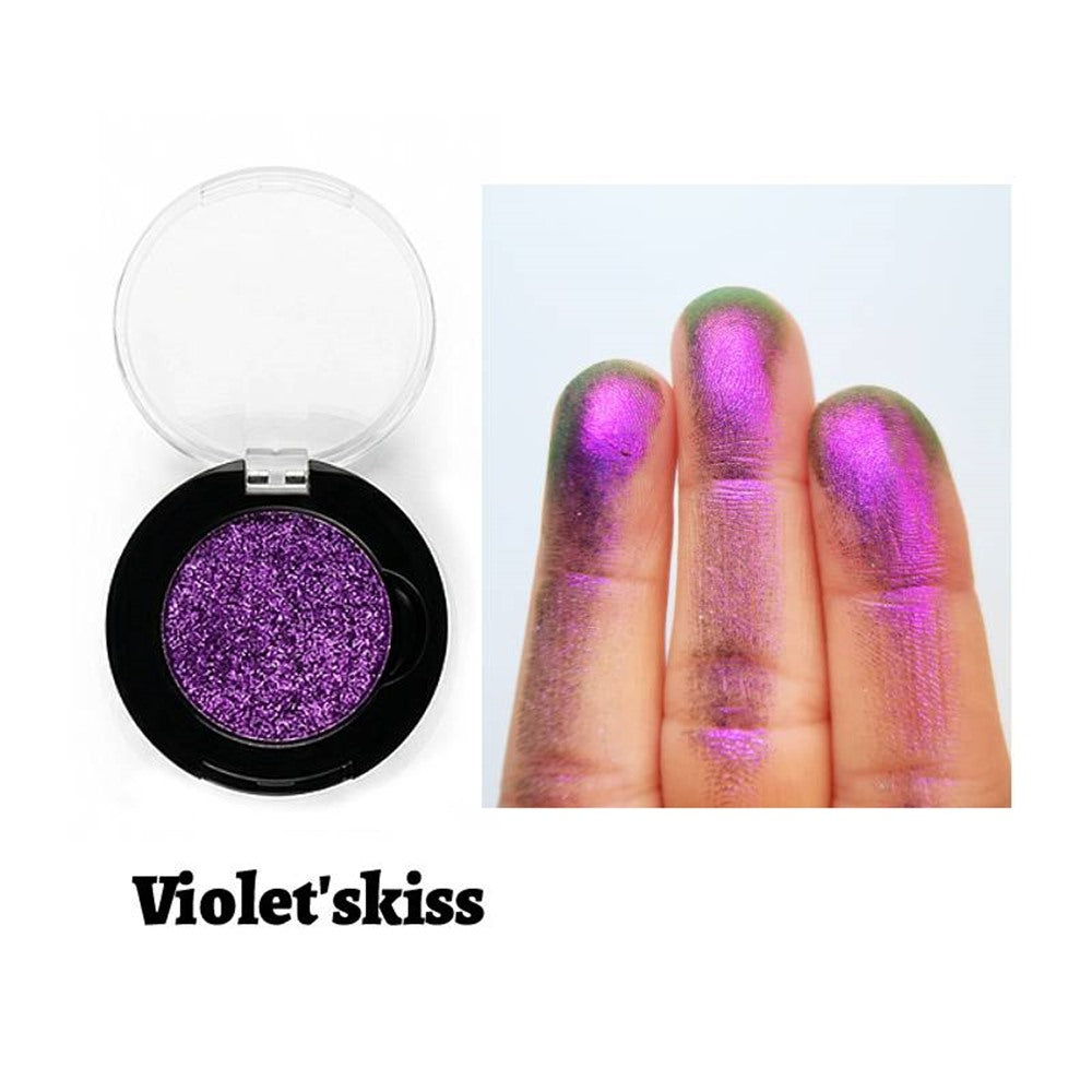 Frosted Stardust Chameleon Eyeshadow - Icy Blue Duochrome Glitter